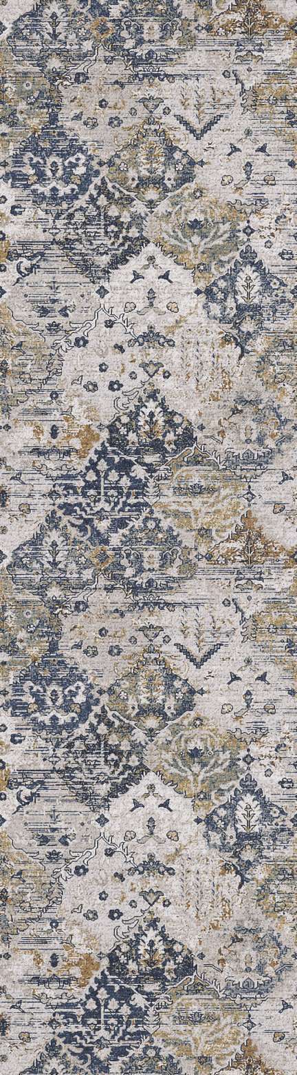 Dynamic REHA 1063 Machine-Made Floral Traditional Area Rug