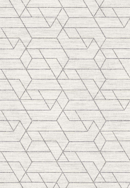 Dynamic RHYTHM 6425 Machine-Made Geometric Modern Area Rug