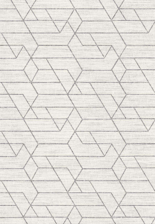 Dynamic RHYTHM 6425 Machine-Made Geometric Modern Area Rug