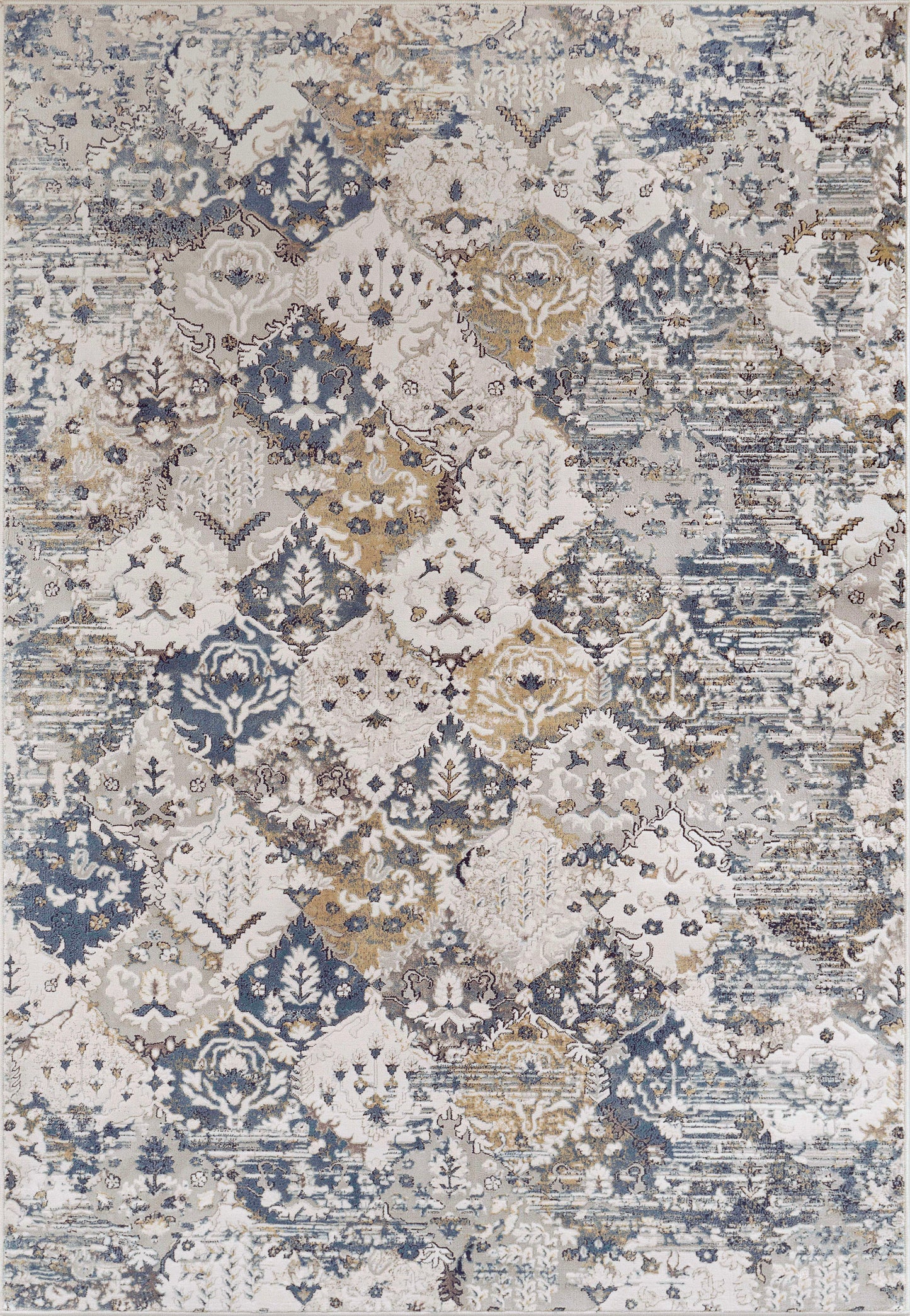 Dynamic REHA 1063 Machine-Made Floral Traditional Area Rug