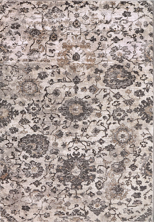 Dynamic RILEY 6034 Machine-Made Floral Transitional Area Rug