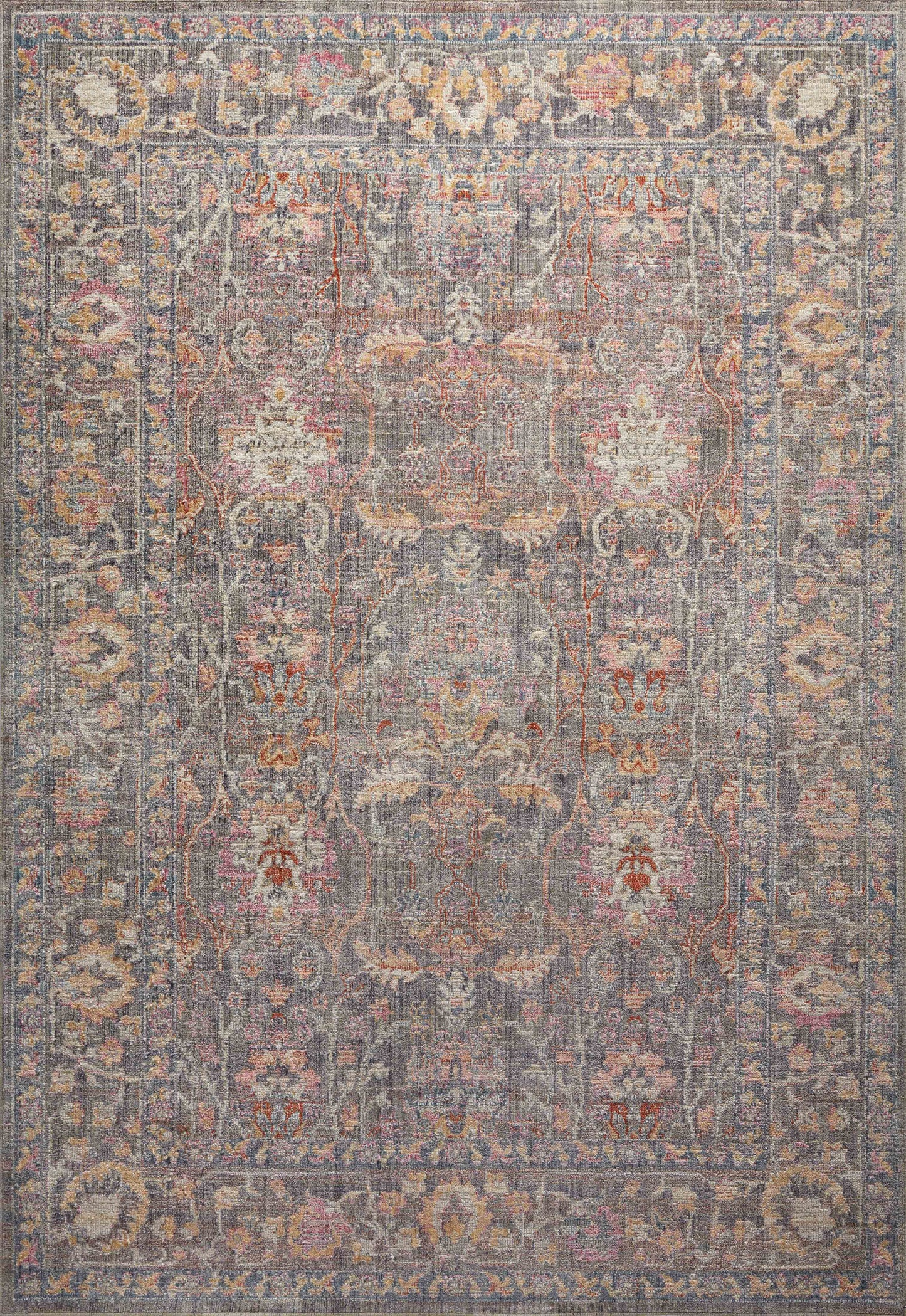 Loloi Rosemarie ROE-01 Power Loomed Traditional Area Rug by Chris Loves Julia x Loloi