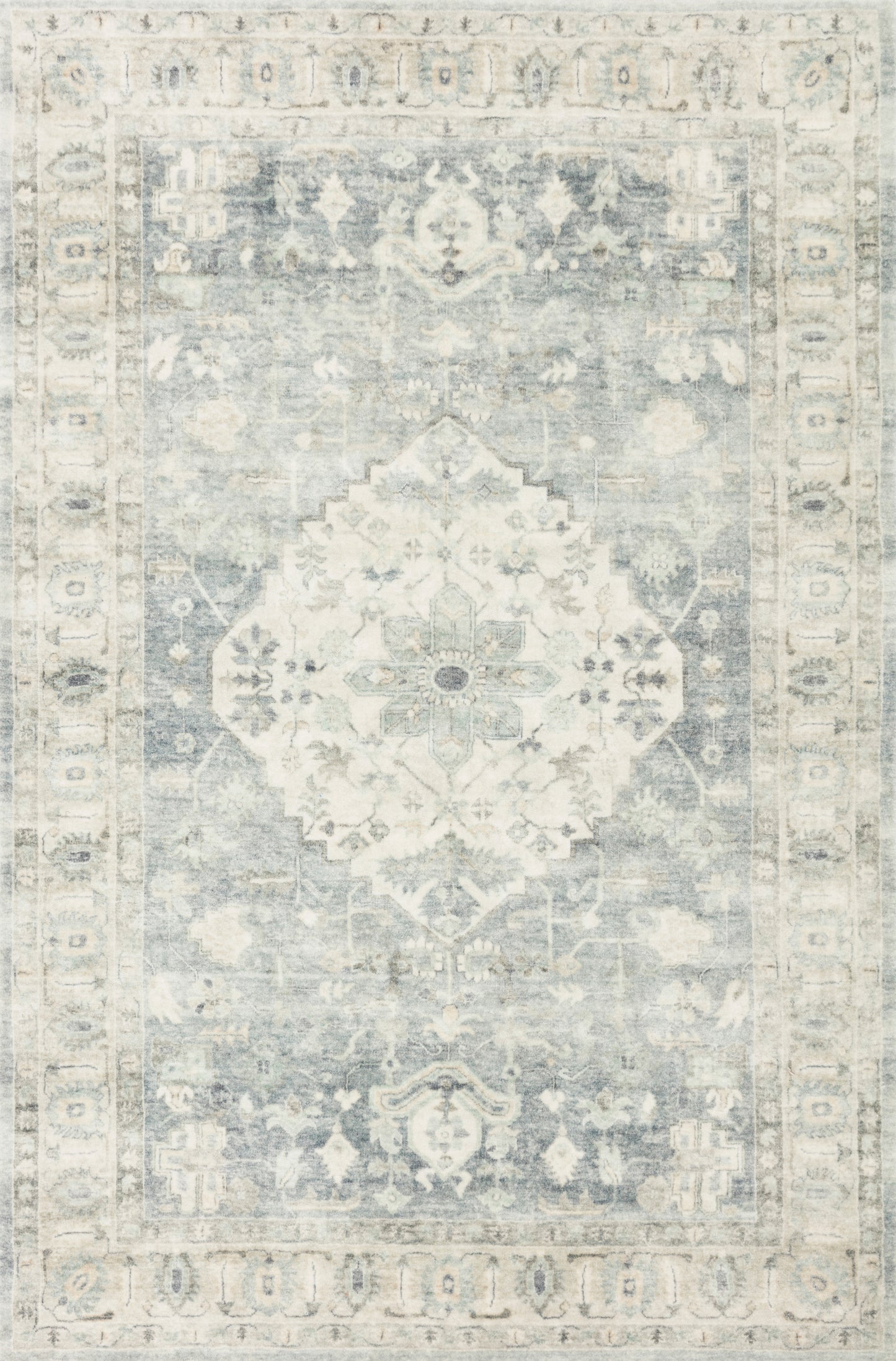 Loloi Rosette ROS-07 Power Loomed Traditional Area Rug by Loloi II