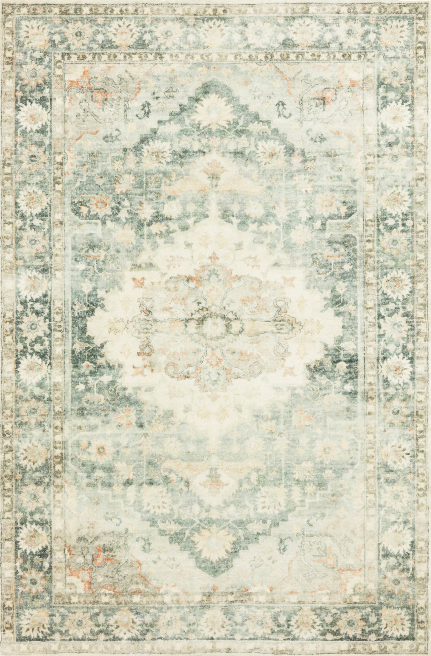 Loloi Rosette ROS-08 Power Loomed Traditional Area Rug by Loloi II