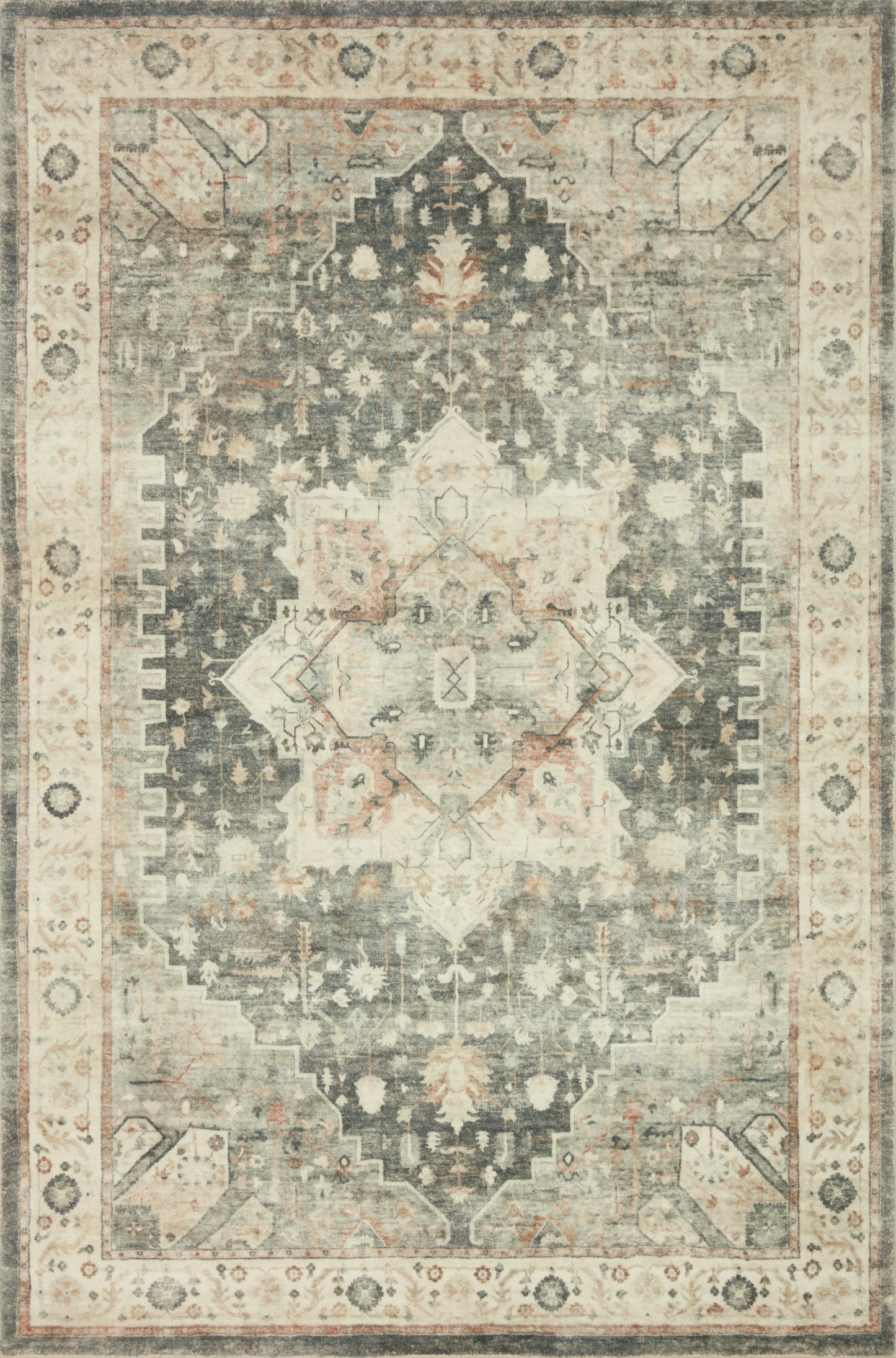 Loloi Rosette ROS-09 Power Loomed Traditional Area Rug by Loloi II