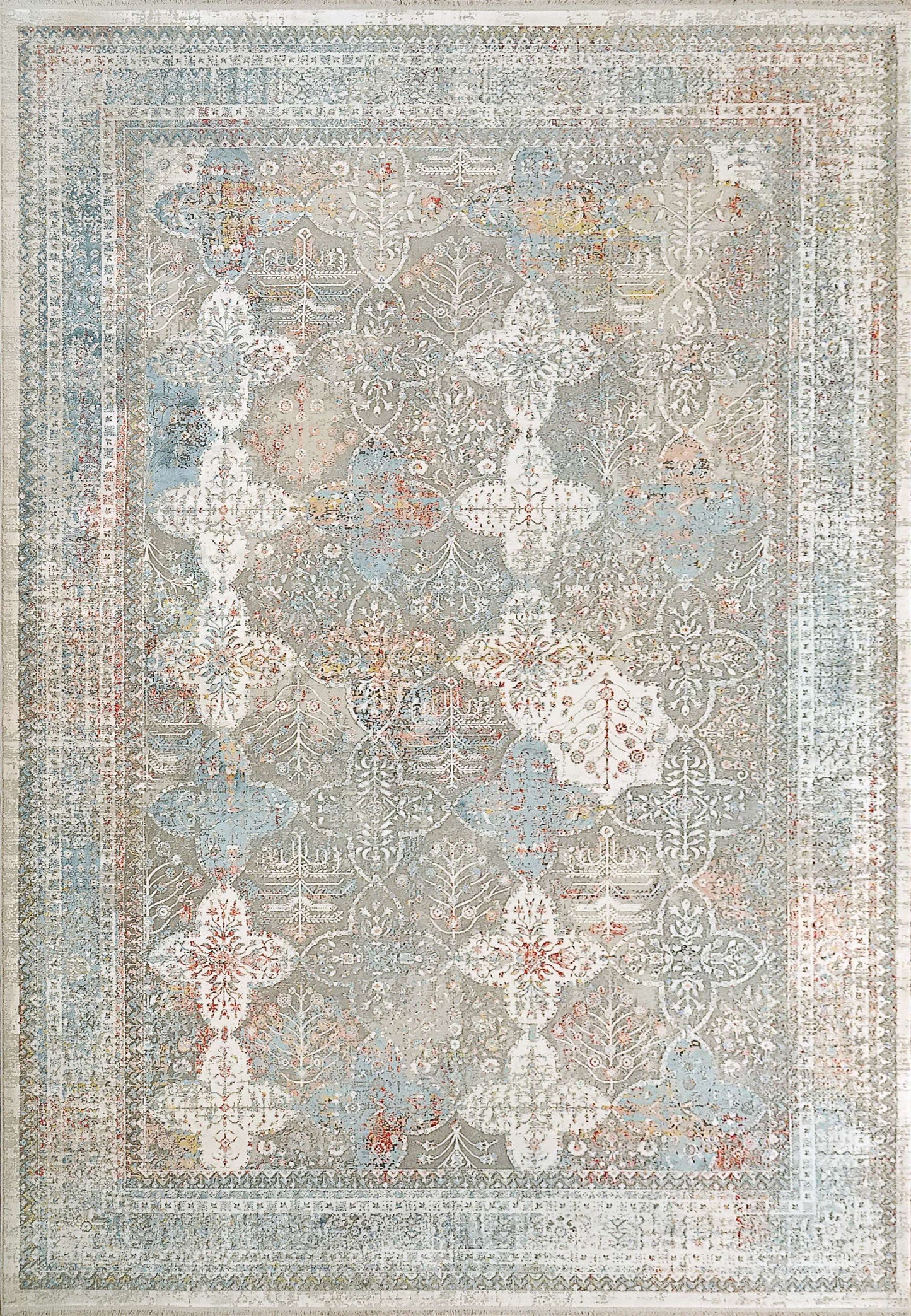 Dynamic RUBY 2170 Machine-Made Distressed Transitional Area Rug