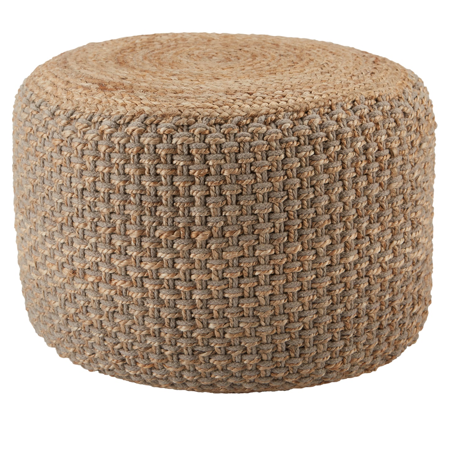 Saba Kealani Handmade Jute Indoor Pouf From Jaipur Living