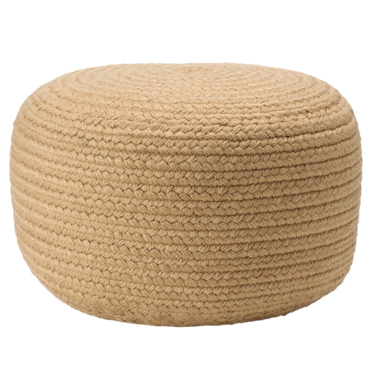 Saba Solar Santa Rosa Handmade Synthetic Blend Outdoor Pouf From Vibe by Jaipur Living