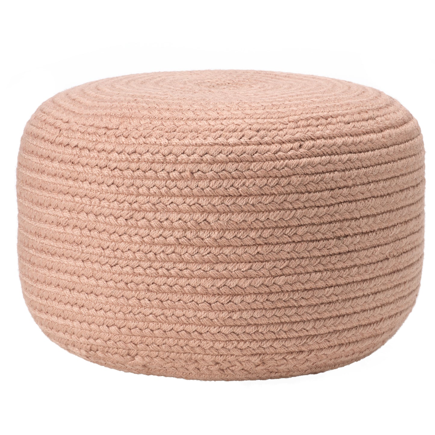 Saba Solar Santa Rosa Handmade Synthetic Blend Outdoor Pouf From Vibe by Jaipur Living