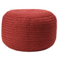 Saba Solar Santa Rosa Handmade Synthetic Blend Outdoor Pouf From Vibe by Jaipur Living