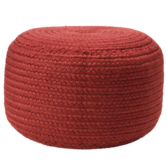 Saba Solar Santa Rosa Handmade Synthetic Blend Outdoor Pouf From Vibe by Jaipur Living