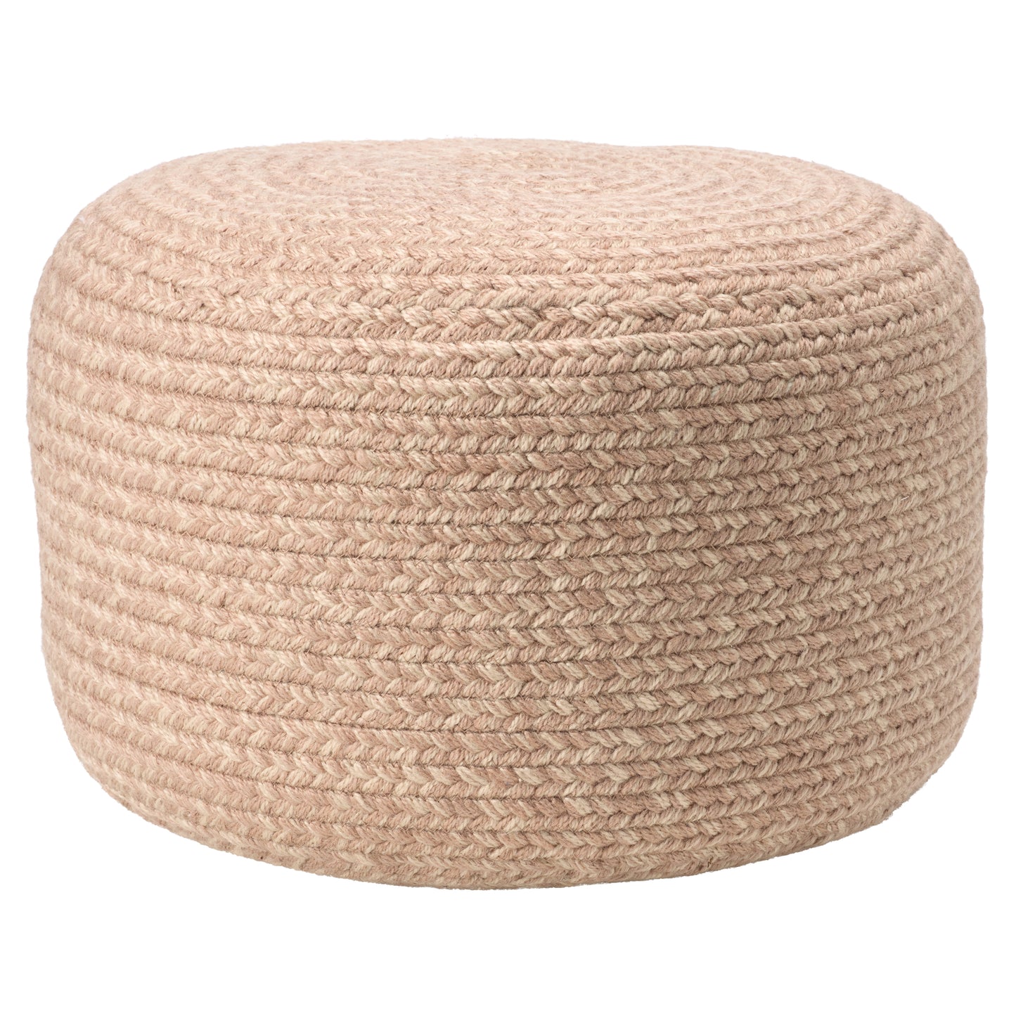 Saba Solar Grayton Handmade Synthetic Blend Outdoor Pouf From Vibe by Jaipur Living