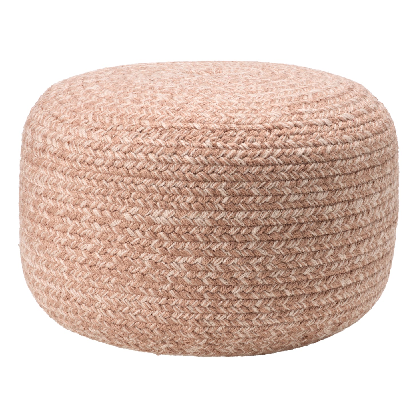 Saba Solar Grayton Handmade Synthetic Blend Outdoor Pouf From Vibe by Jaipur Living