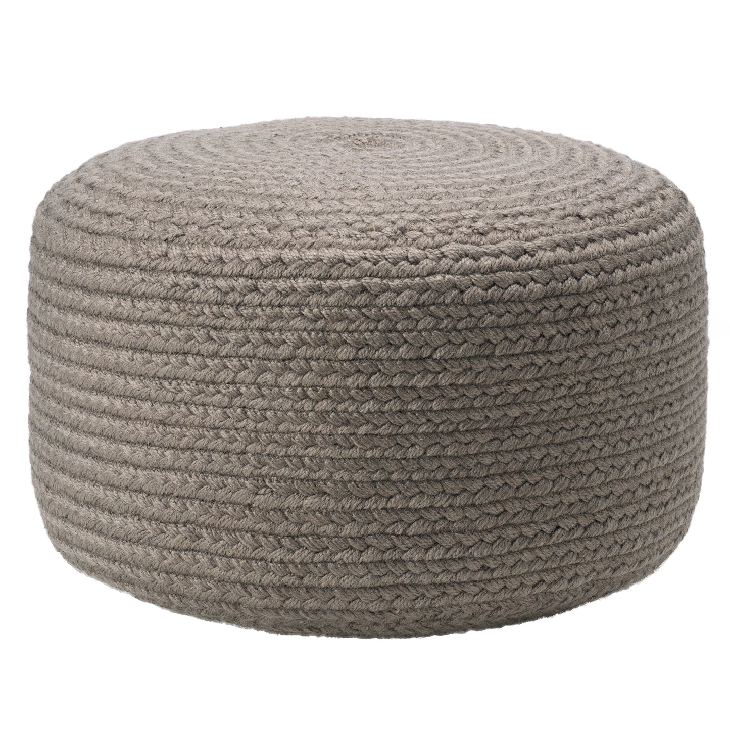 Saba Solar Santa Rosa Handmade Synthetic Blend Outdoor Pouf From Vibe by Jaipur Living