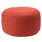 Saba Solar Santa Rosa Handmade Synthetic Blend Outdoor Pouf From Vibe by Jaipur Living