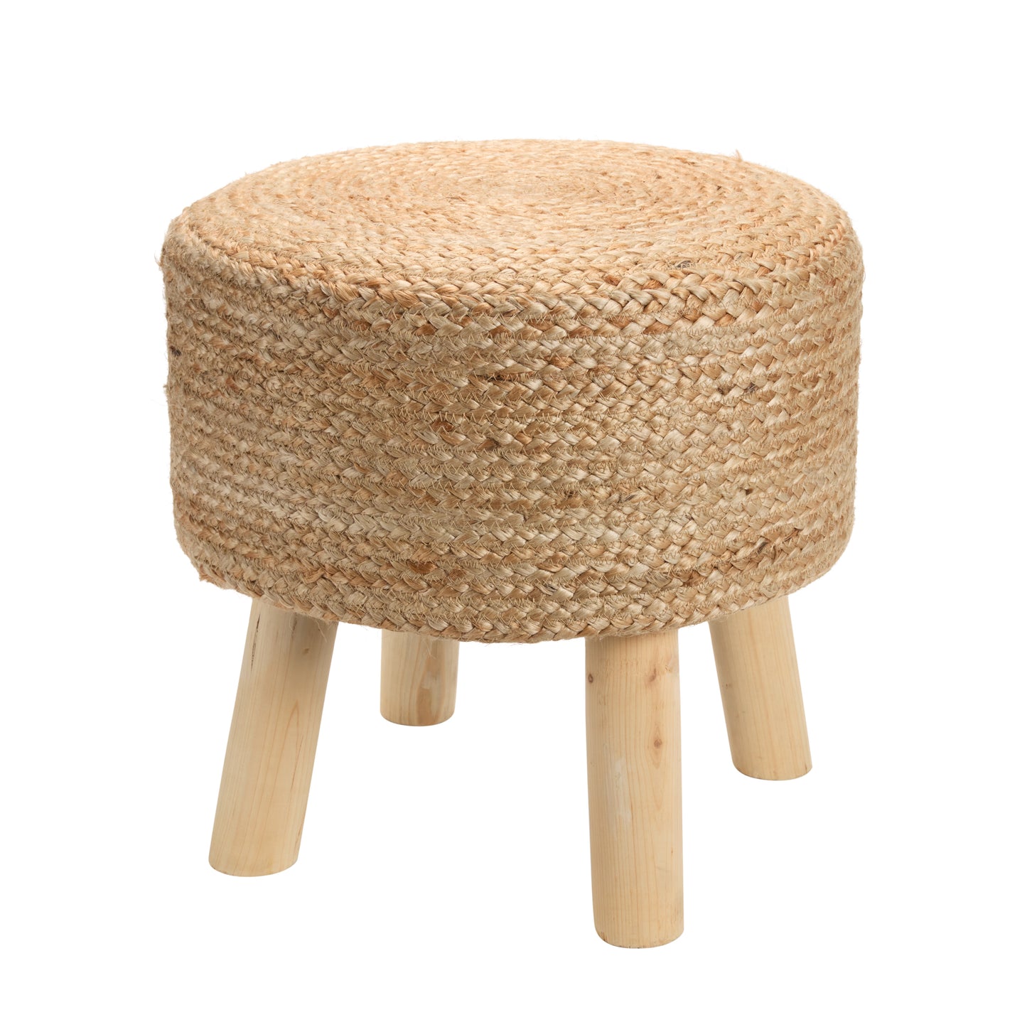 Saba Stool Thora Handmade Jute Indoor Pouf From Jaipur Living