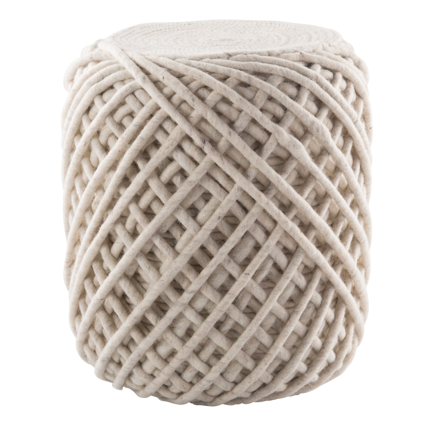 Scandinavia Pouf Guna Handmade Jute Indoor Pouf From Jaipur Living