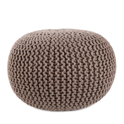 Spectrum Rays Asilah Handmade Synthetic Blend Outdoor Pouf From Vibe by Jaipur Living