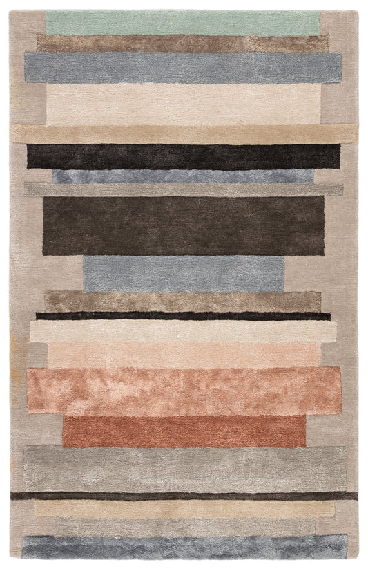 Syntax Parallel Handmade Synthetic Blend Indoor Area Rug From Jaipur Living