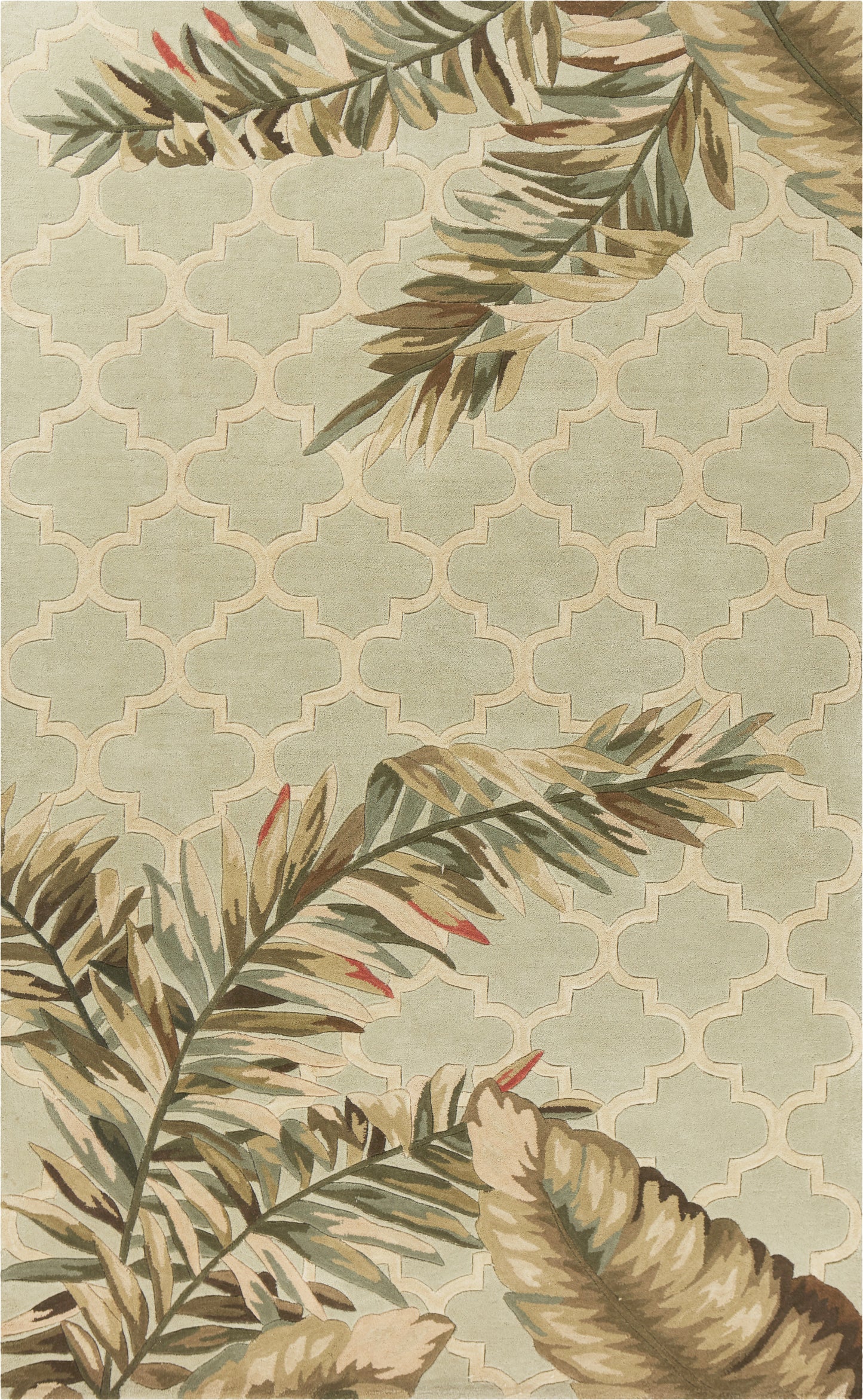 KAS Sparta 315 Florals & Tropicals Hand Tufted Area Rug