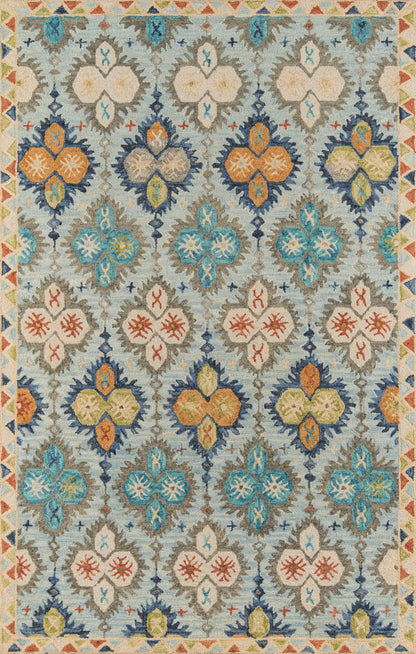 Momeni Tangier Damask Hand Tufted Transitional Rectangle Indoor Area Rug