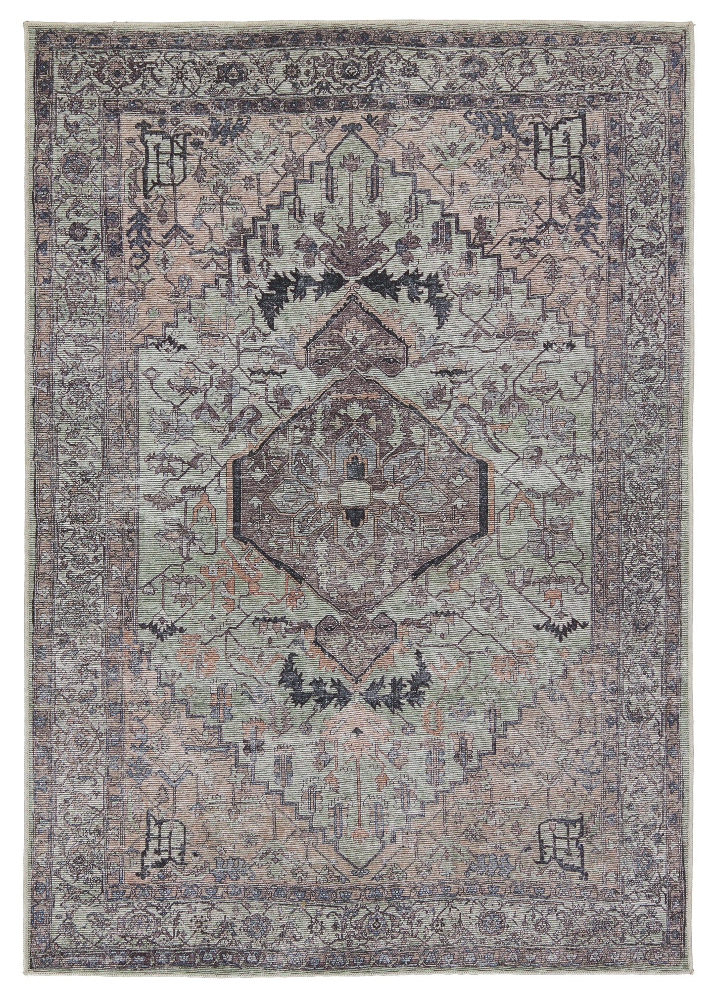 Vindage Abbott Machine Made Synthetic Blend Indoor Area Rug From Vibe by Jaipur Living