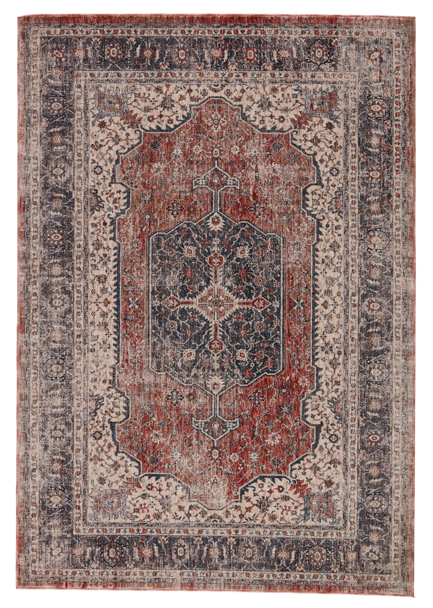 Vanadey Temple Machine Made Synthetic Blend Indoor Area Rug From Vibe by Jaipur Living