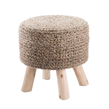 Westport Montana Stool Handmade Wool Indoor Pouf From Jaipur Living