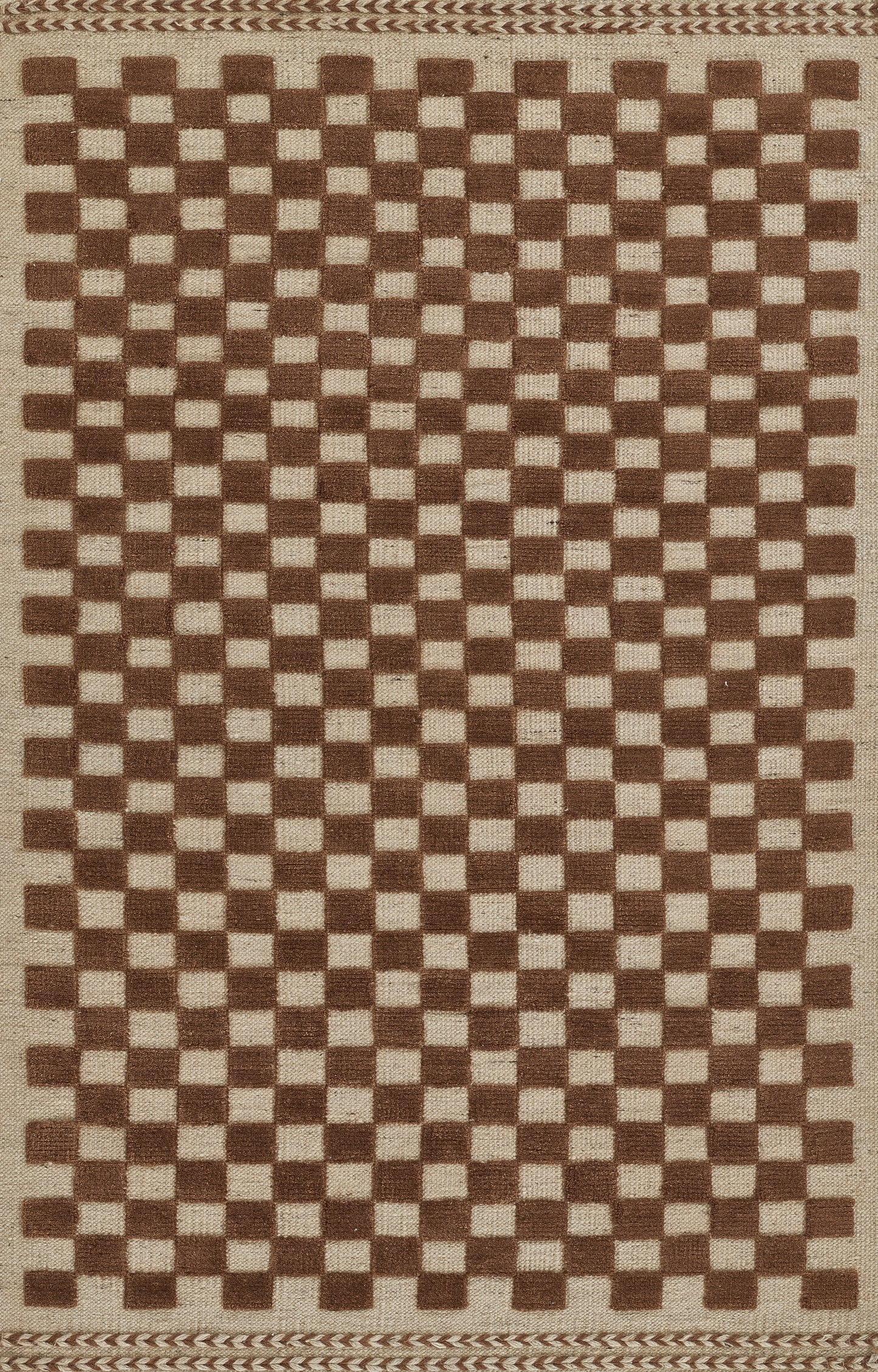 Momeni Willow Check Hand Woven Contemporary Rectangle Indoor Area Rug