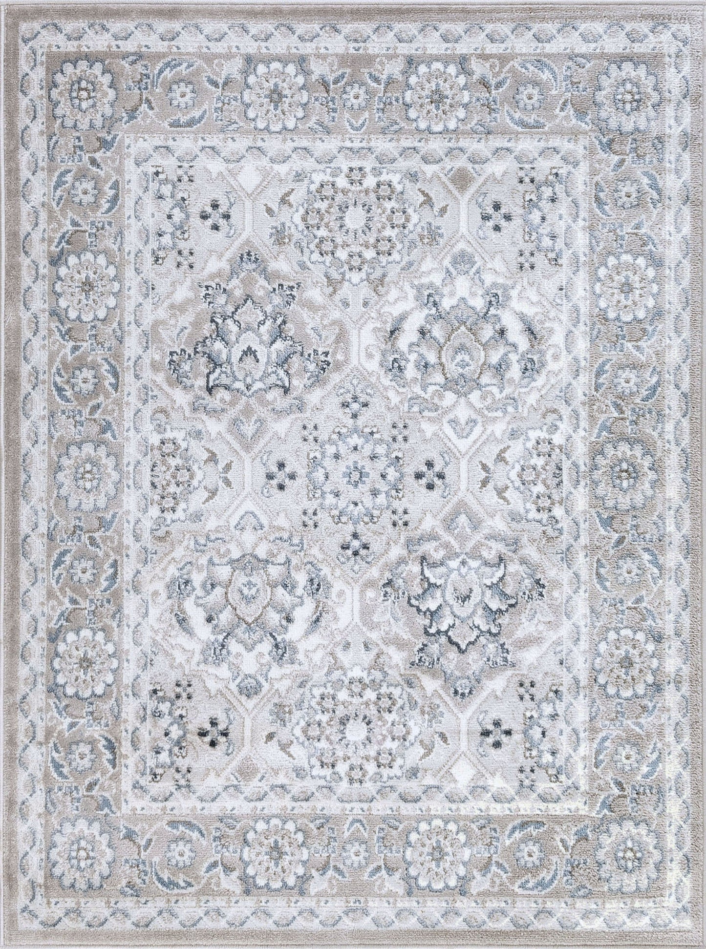 Tayse Oriental Area Rug NEX12-Rosalind Traditional Cut Pile Indoor Polypropylene