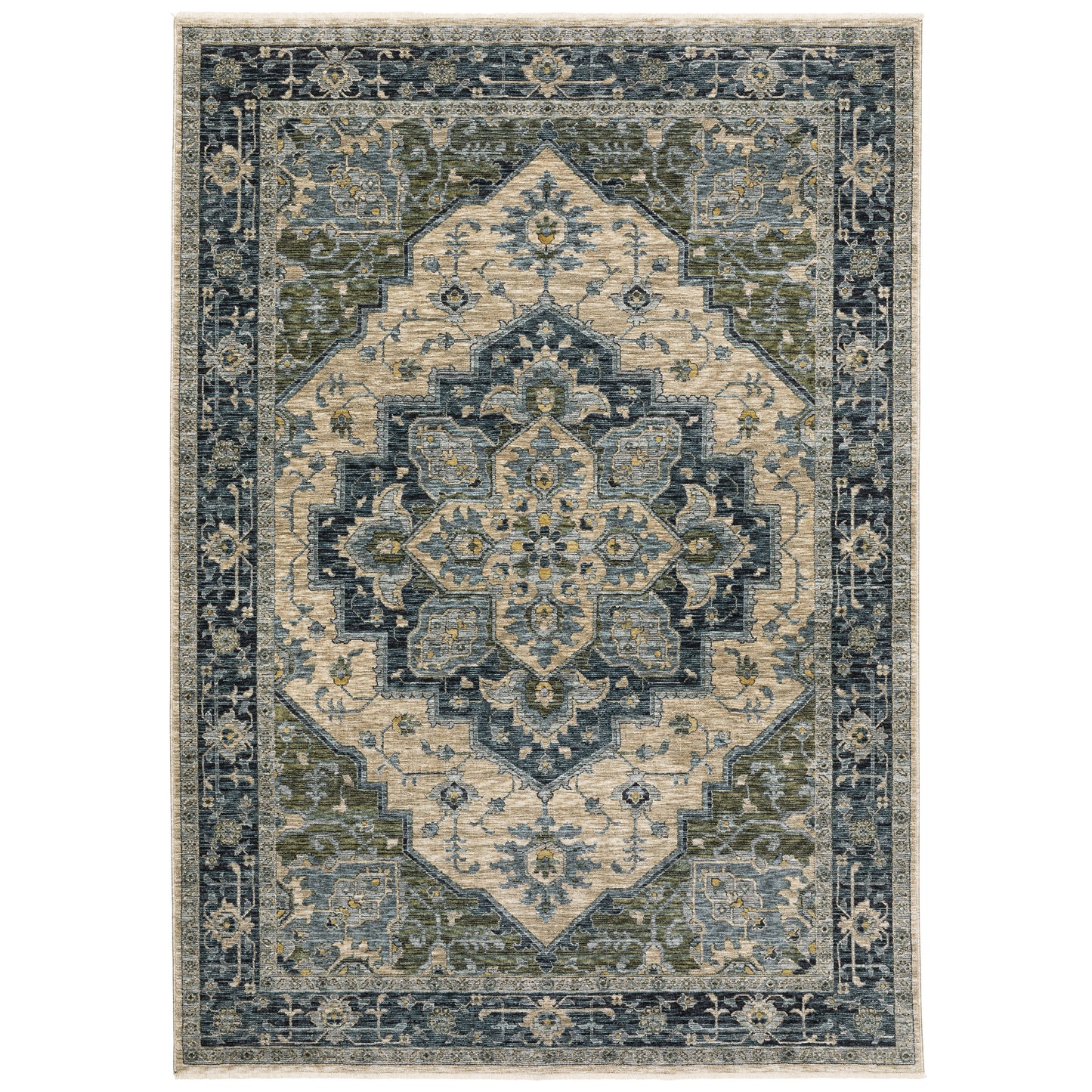 Oriental Weavers 7150B ABERDEEN Traditional Indoor Area Rug