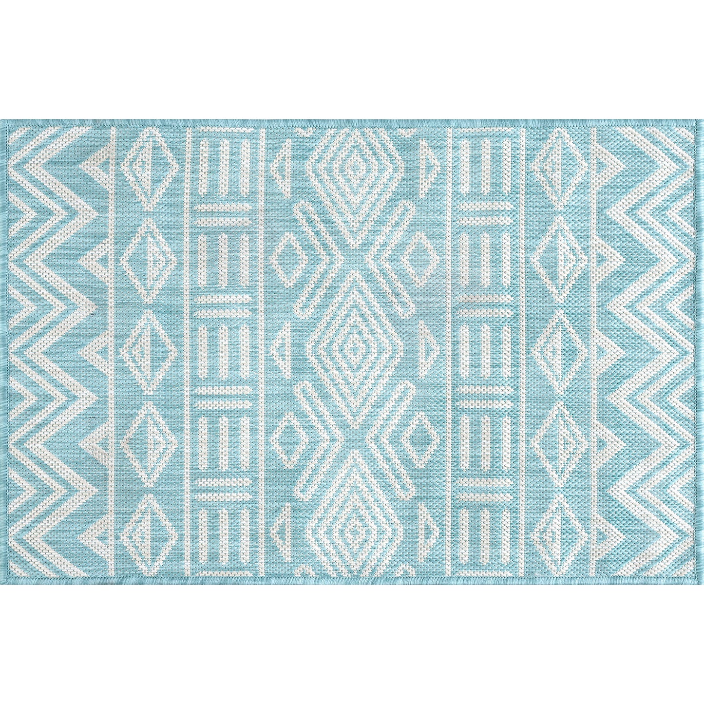 Tayse Moroccan Area Rug ECO20-Easton Contemporary Flat Weave Indoor/Outdoor Polypropylene