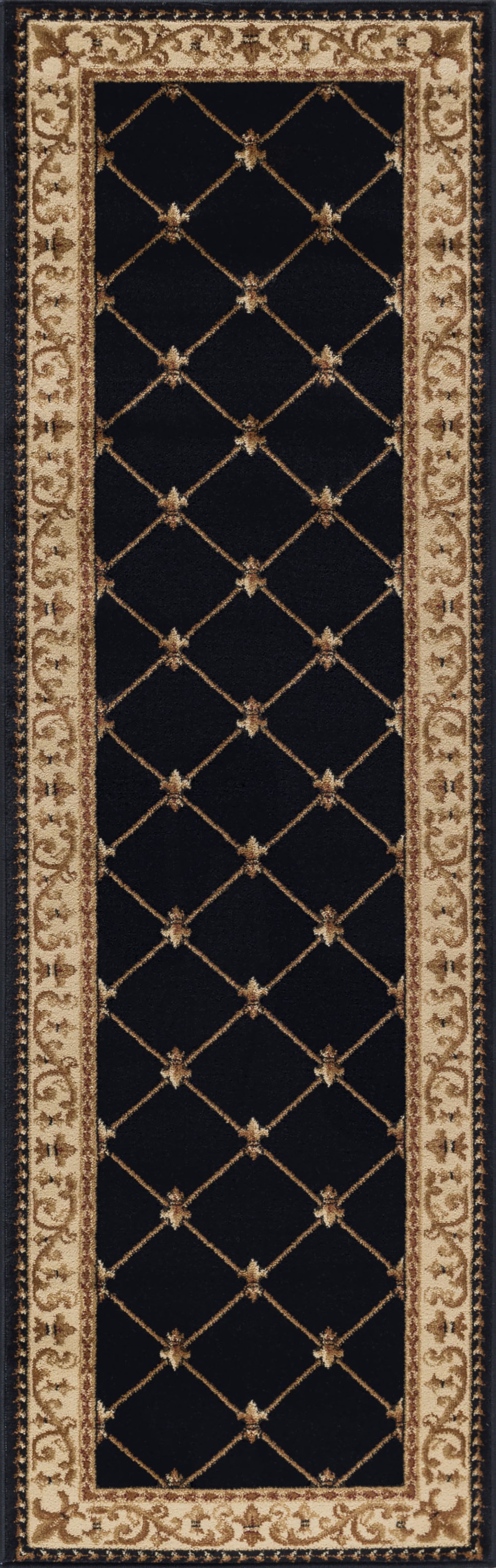 Tayse Border Area Rug SNS48-Orleans Traditional Cut Pile Indoor Polypropylene