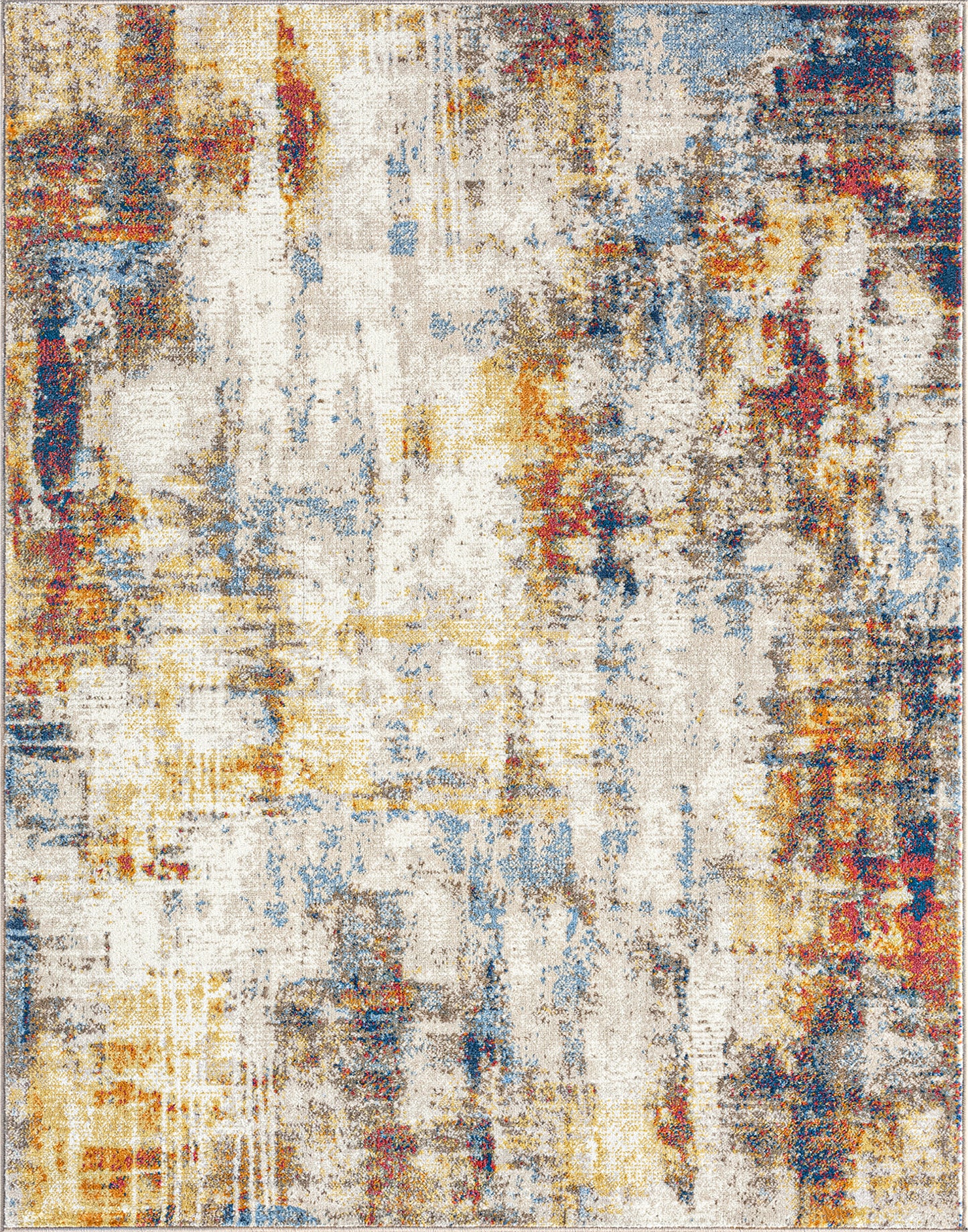 Tayse Abstract Area Rug CHL14-Clay Contemporary Cut Pile Indoor Polypropylene