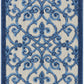 Nourison Home Aloha ALH21 Contemporary Trellis Indoor/Outdoor Area Rug