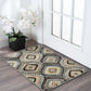 Tayse Abstract Area Rug CPR10-Aurora Contemporary Cut Pile Indoor Polypropylene