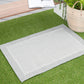 Tayse Solid Border Area Rug ECO12-Dania Transitional Flat Weave Indoor/Outdoor Polypropylene