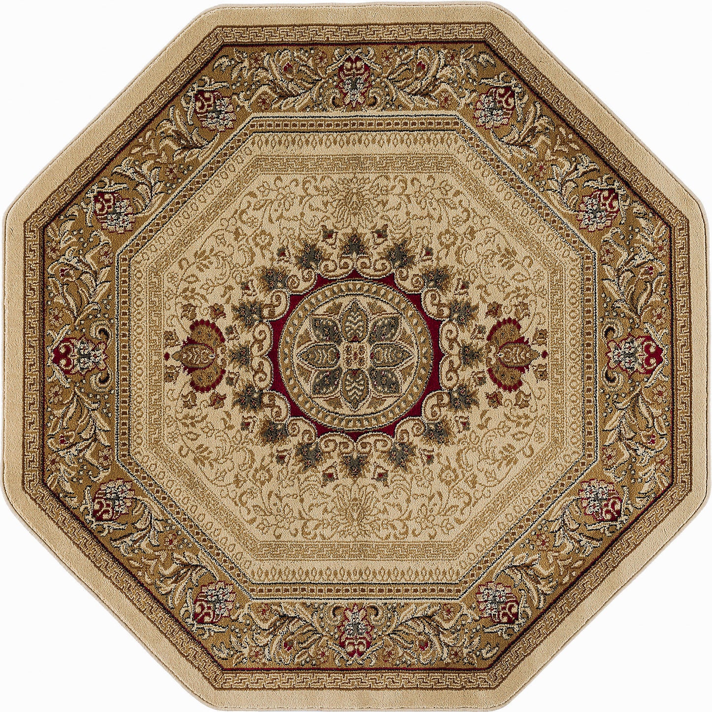 Tayse Oriental Area Rug SNS46-Jayden Traditional Cut Pile Indoor Polypropylene