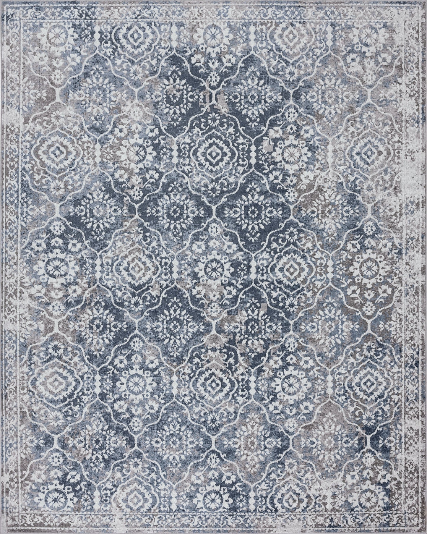 Tayse Oriental Area Rug NEX18-Jersey Traditional Cut Pile Indoor Polypropylene