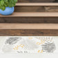 Tayse Floral Area Rug FLO12-Moreno Contemporary Flat Weave Indoor/Outdoor Polypropylene