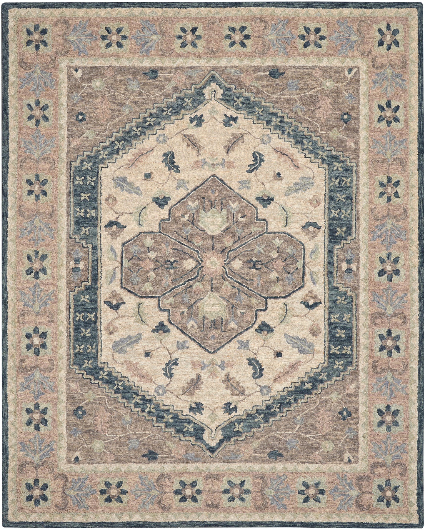 Nourison Home Bahari BAH03 Bohemian Persian Indoor Area Rug