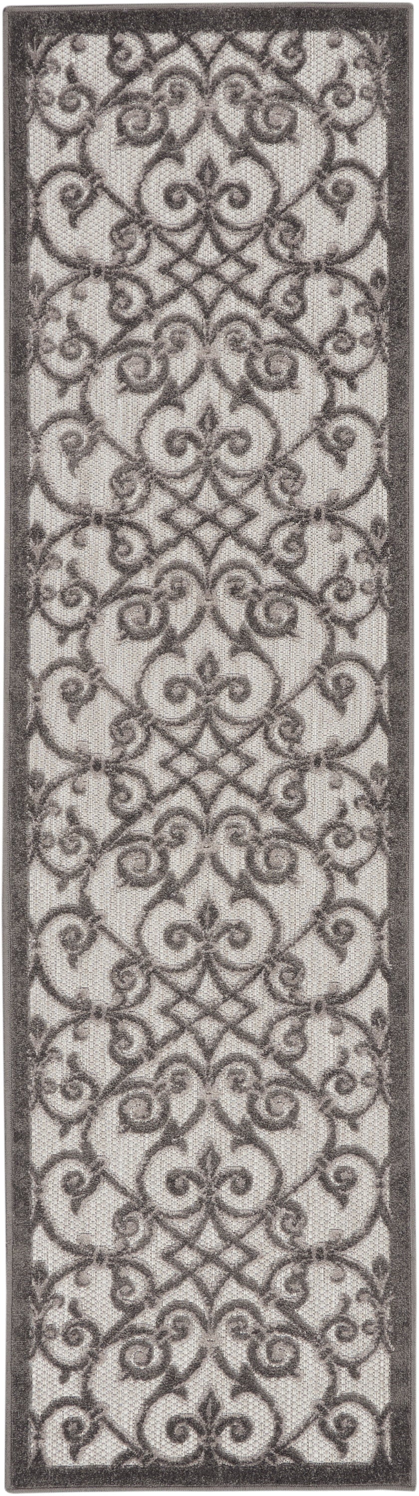 Nourison Home Aloha ALH21 Contemporary Trellis Indoor/Outdoor Area Rug