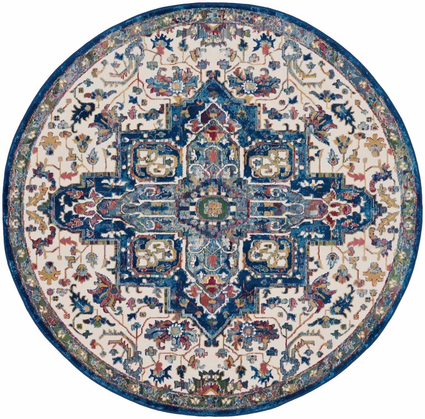 Ankara Global ANR15 Machine Made Synthetic Blend Indoor Area Rug By Nourison Home From Nourison Rugs