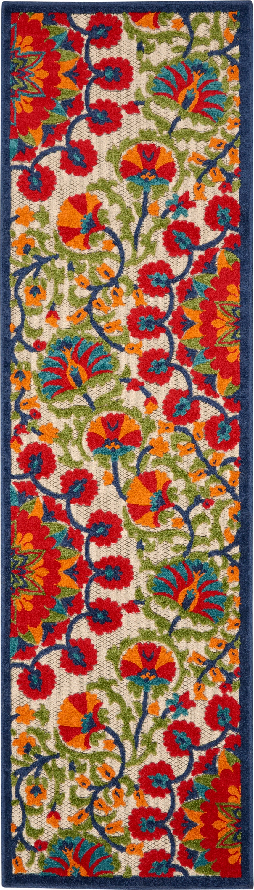 Aloha ALH20 Machine Made Synthetic Blend Indoor/Outdoor Area Rug By Nourison Home From Nourison Rugs