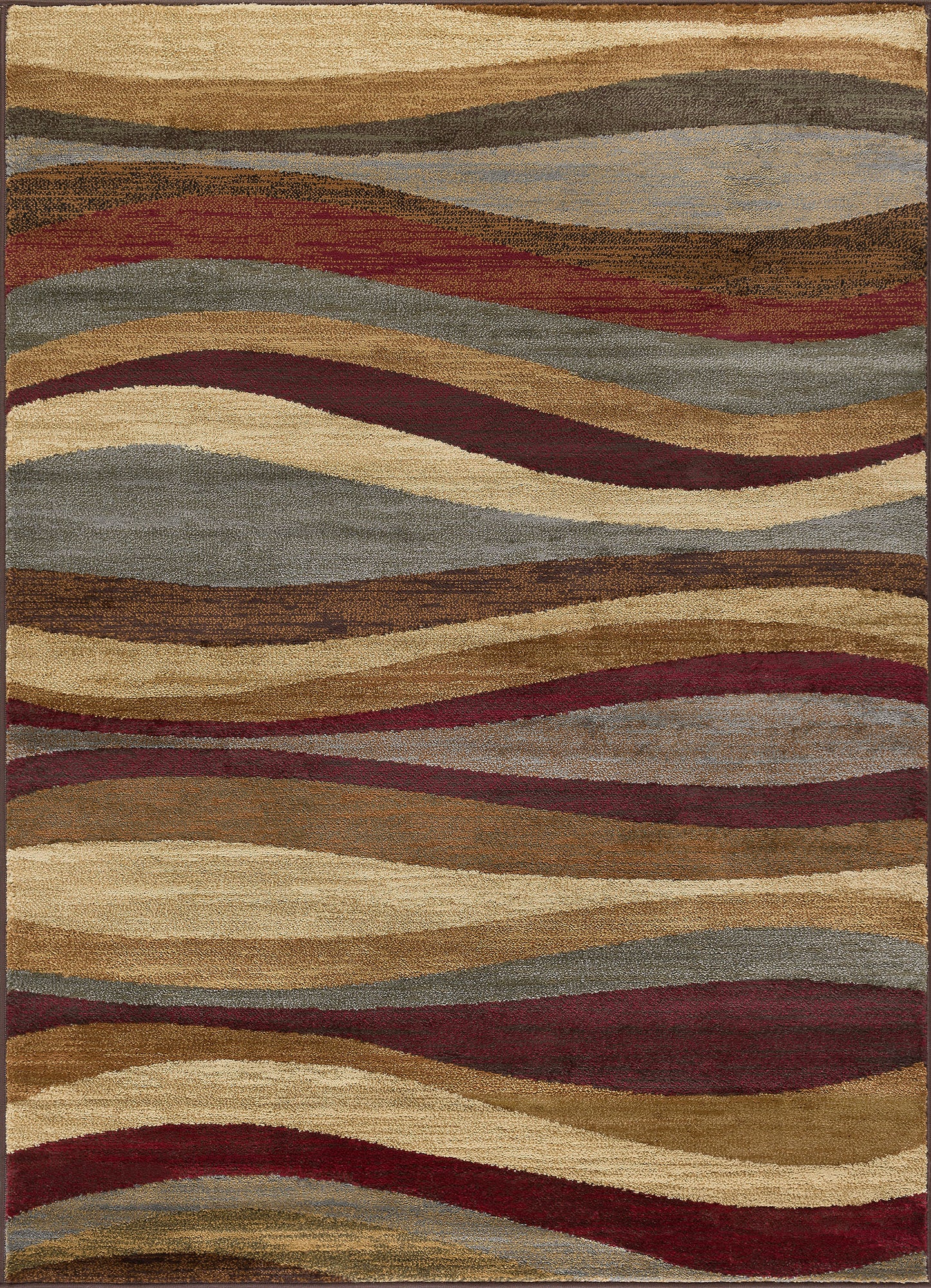 Tayse Abstract Area Rug ELG54-Norfolk Contemporary Cut Pile Indoor Polypropylene