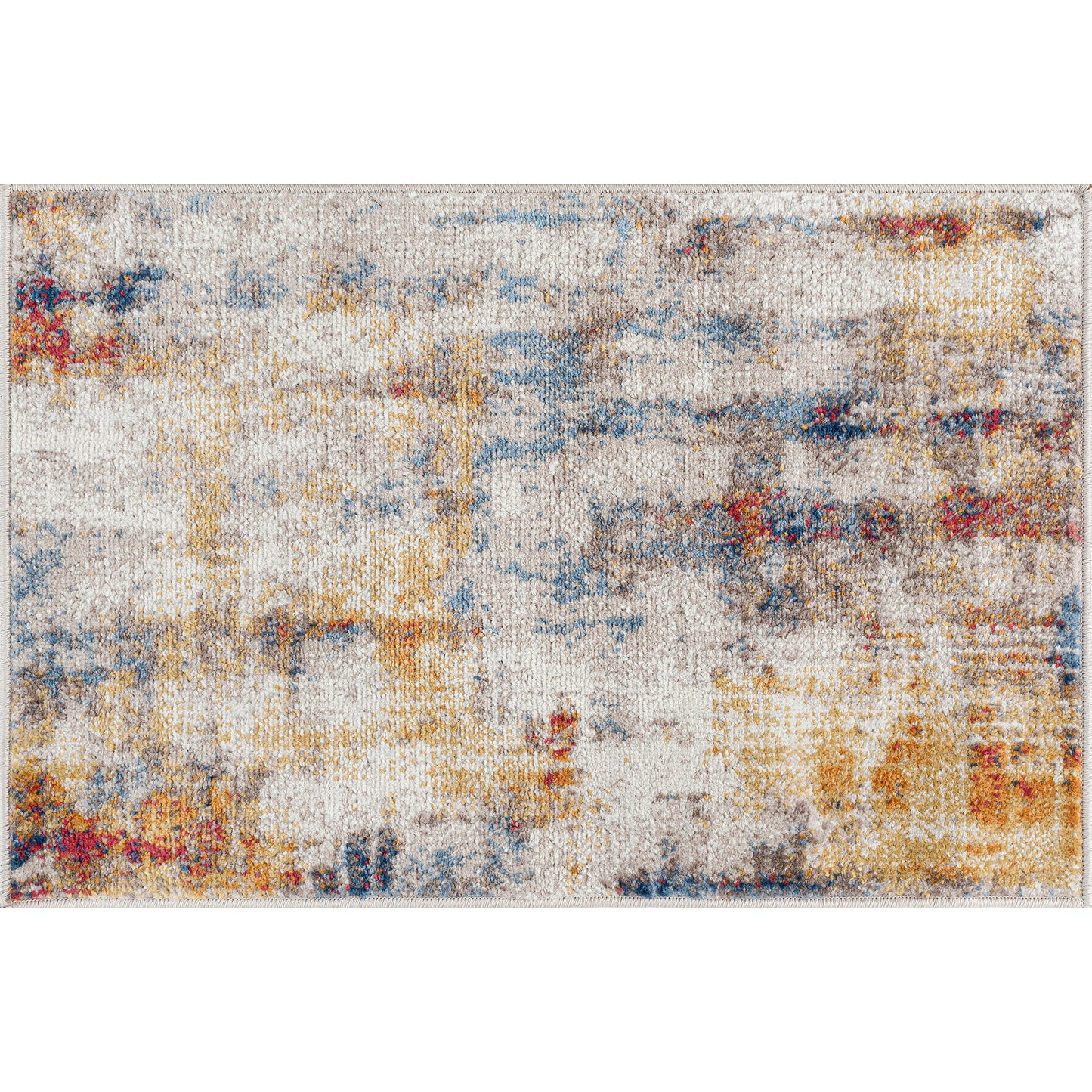 Tayse Abstract Area Rug CHL14-Clay Contemporary Cut Pile Indoor Polypropylene