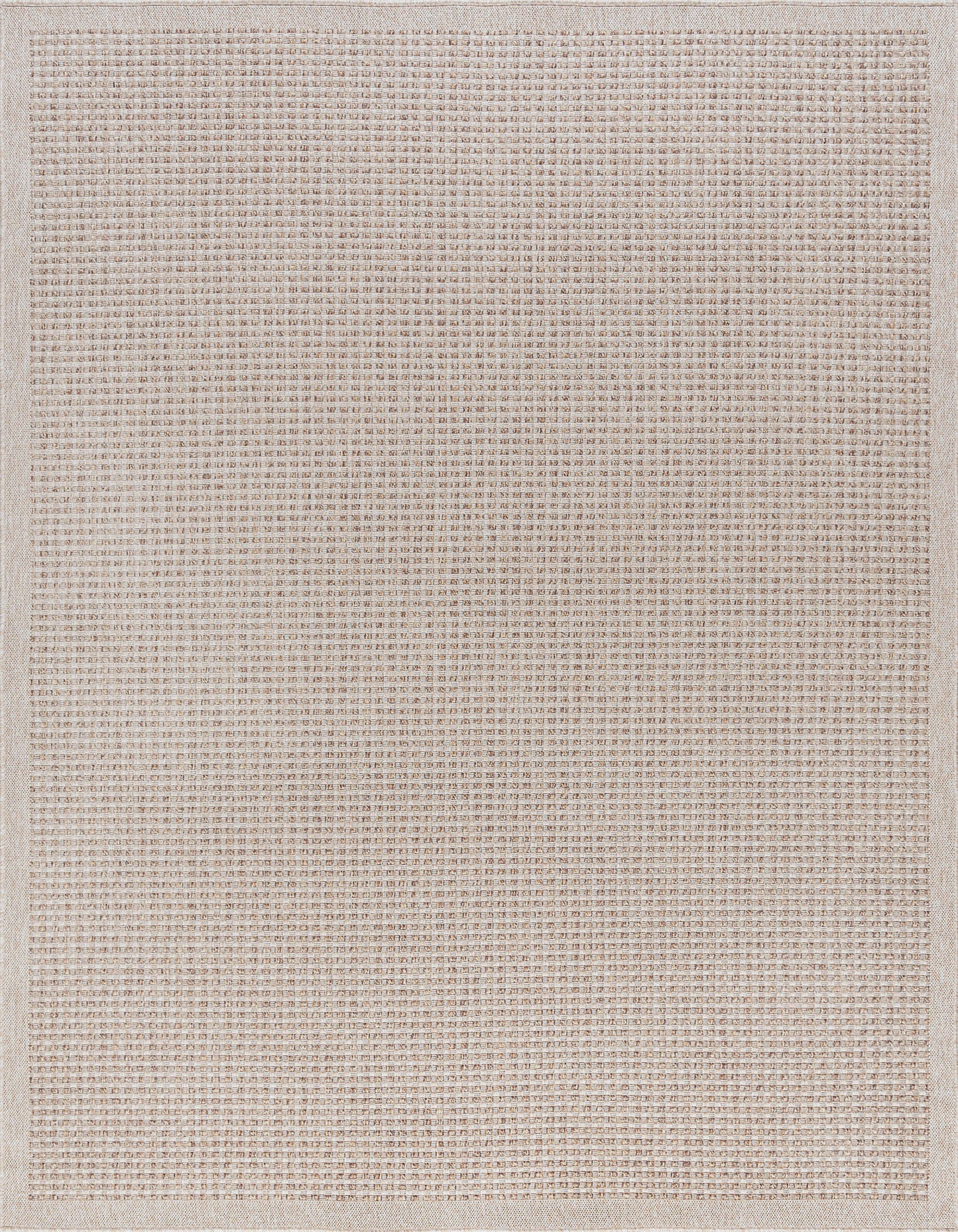 Tayse Basketweave Area Rug DEN10-Dickens Contemporary Flat Weave Indoor/Outdoor Polypropylene