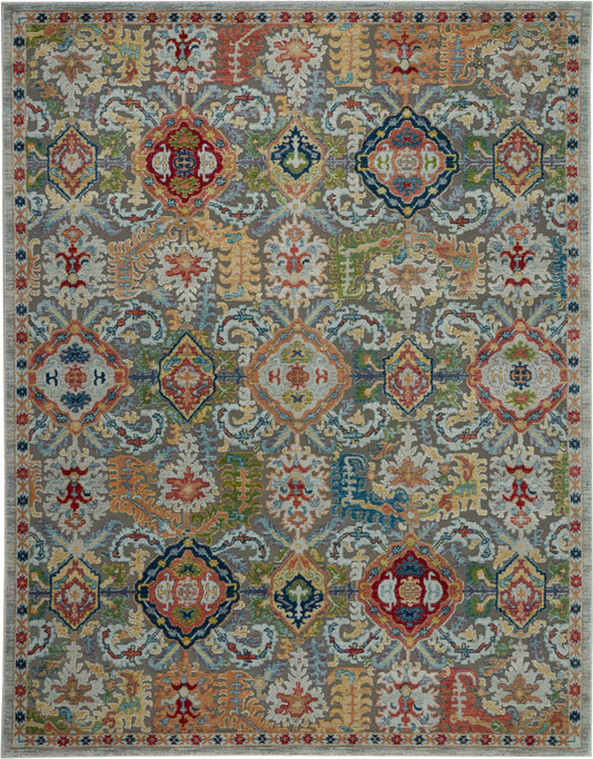 Ankara Global ANR12 Machine Made Synthetic Blend Indoor Area Rug By Nourison Home From Nourison Rugs