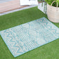 Tayse Moroccan Area Rug ECO20-Easton Contemporary Flat Weave Indoor/Outdoor Polypropylene