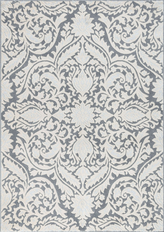 Tayse Geometric Area Rug MDN45-Selena Traditional Cut Pile Indoor Polypropylene